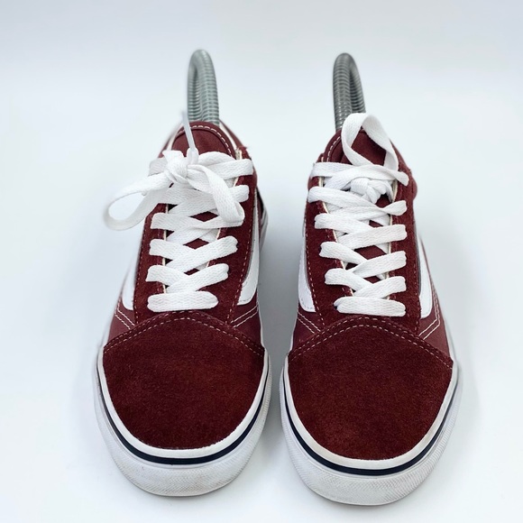 Vans burgundy old Skool size 3 youth - Picture 3 of 6